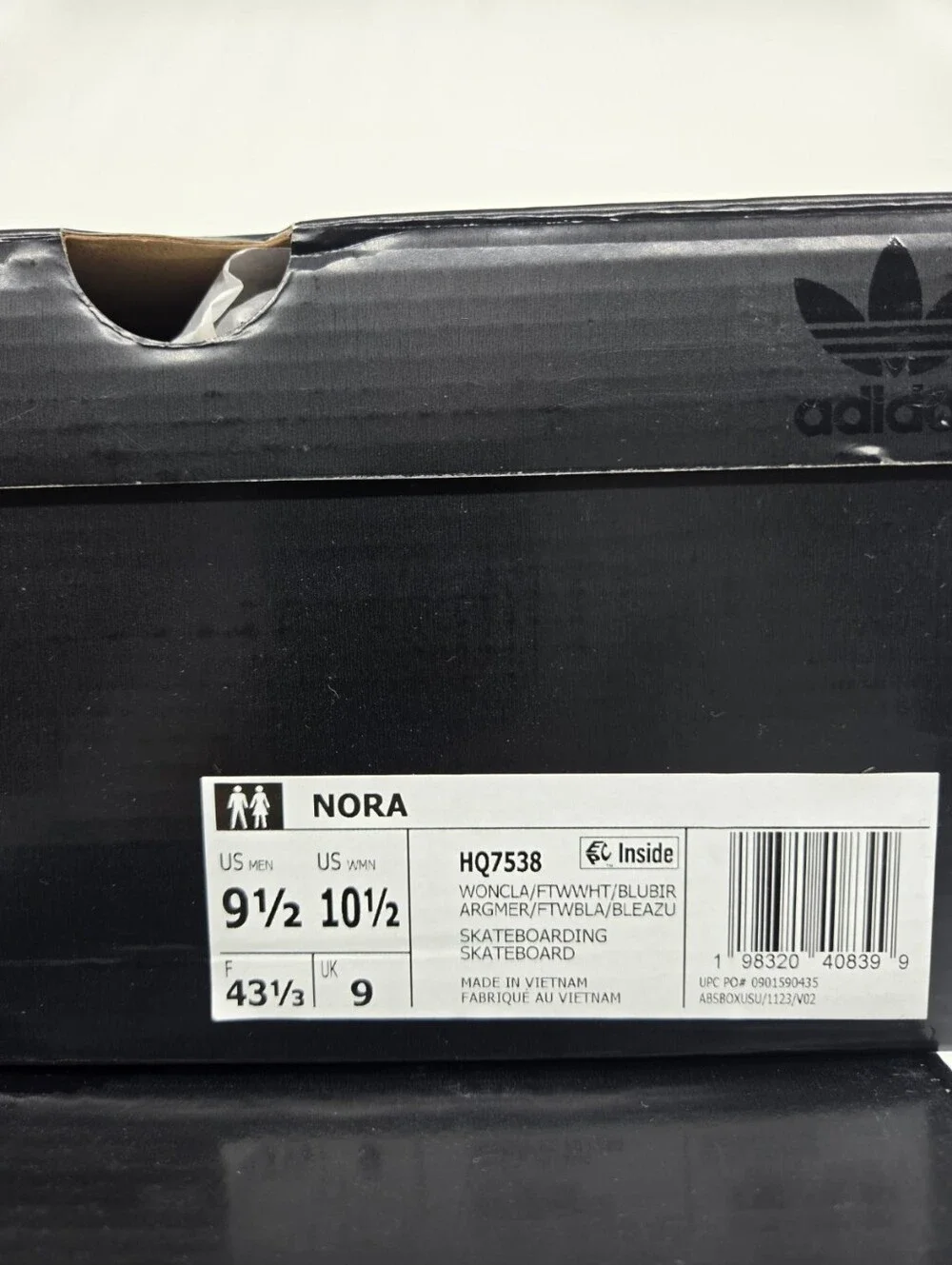adidas Men's Nora HQ7538 Wonder Clay Cloud White Shoes Size 9.5